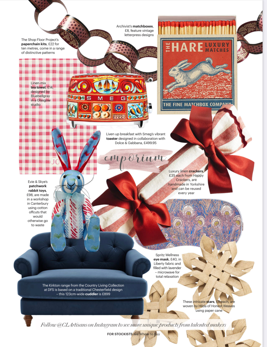 As Seen In: Country Living Magazine