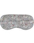 Luxury Aromatherapy Eye Mask - Grey Flowers