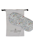 Luxury Aromatherapy Eye Mask - Grey Flowers