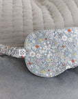 Luxury Aromatherapy Eye Mask - Grey Flowers