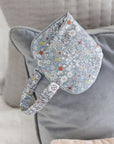 Luxury Aromatherapy Eye Mask - Grey Flowers