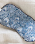 Hera blue eye mask made with Liberty print fabric by Spritz Wellness