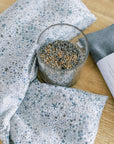Lavender Wheat Bag, Liberty fabric, use heated or chilled, removable washable cover, with patterned cover and Spritz Wellness.