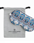 Luxury Lavender Aromatherapy Eye Mask – Liberty London Fabric Ianthe Blue | Spritz Wellness