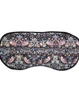 Lavender eye mask made with Liberty London Strawberry Thief grey fabric by Spritz Wellness
