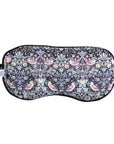 Luxury Aromatherapy Eye Mask - Strawberry Thief Grey