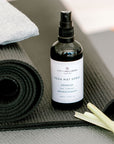 Energise yoga mat spray with lemongrass and tea tree essential oils by Spritz Wellness