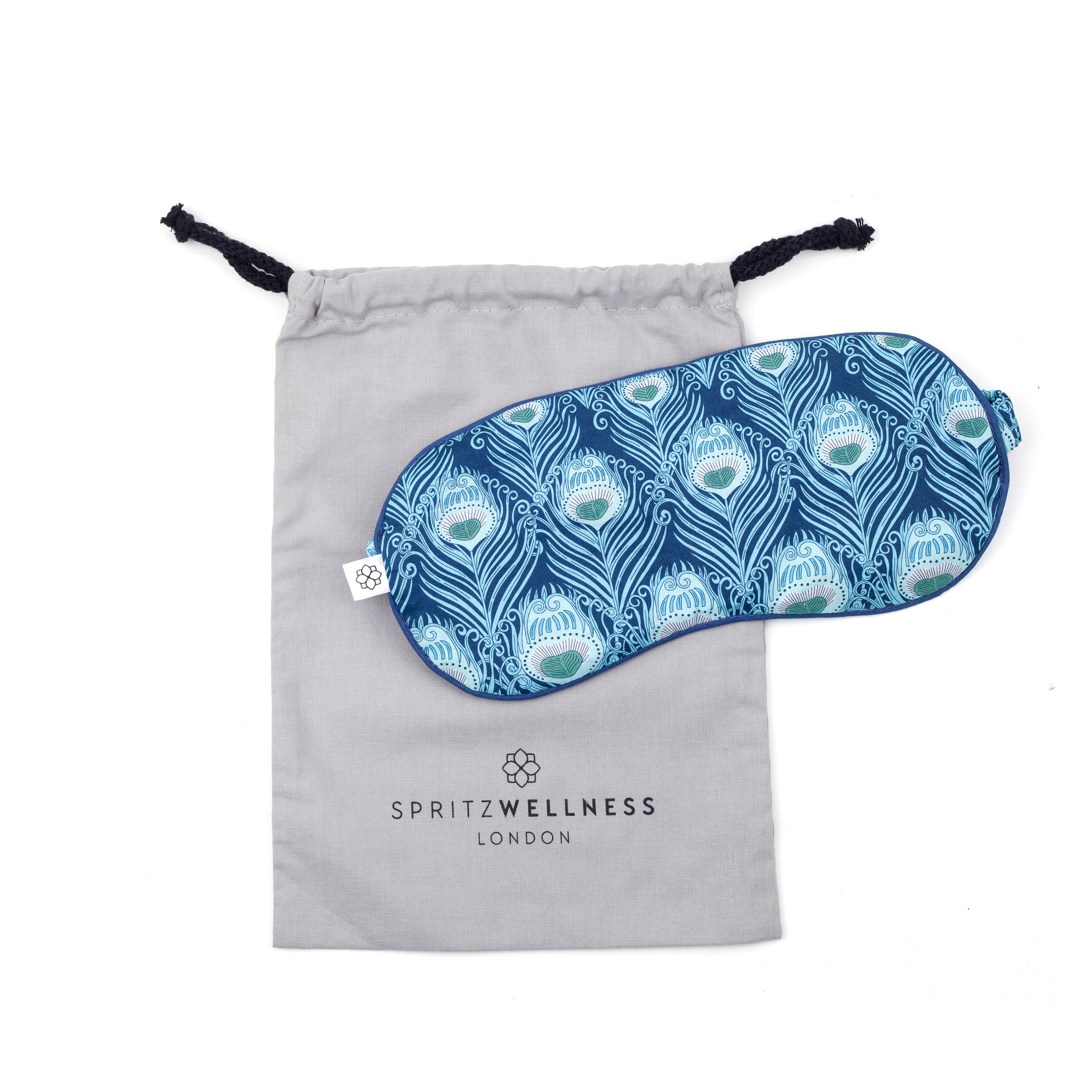 Spritz Wellness  Luxury Aromatherapy Eye Mask - Caesar Blue