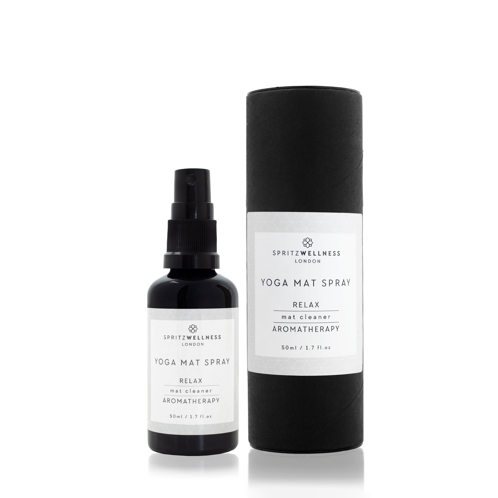 Yoga mat spray