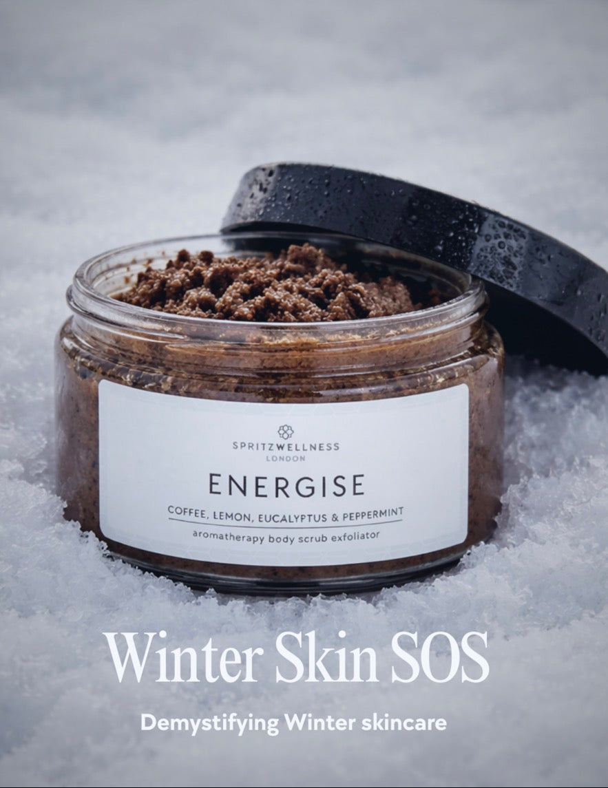 Energise body scrub | spritz wellness 