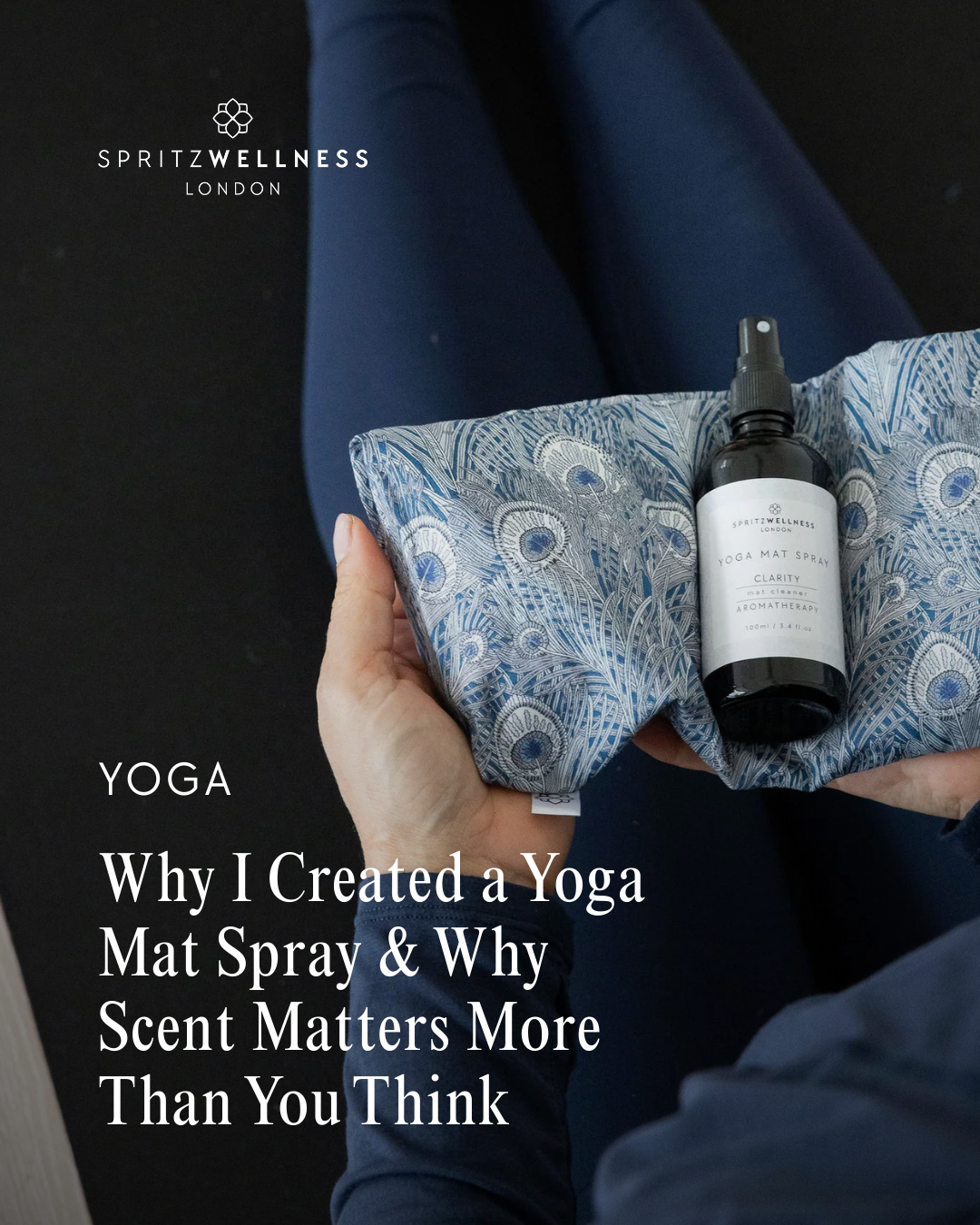 Spritz Wellness natural yoga mat spray