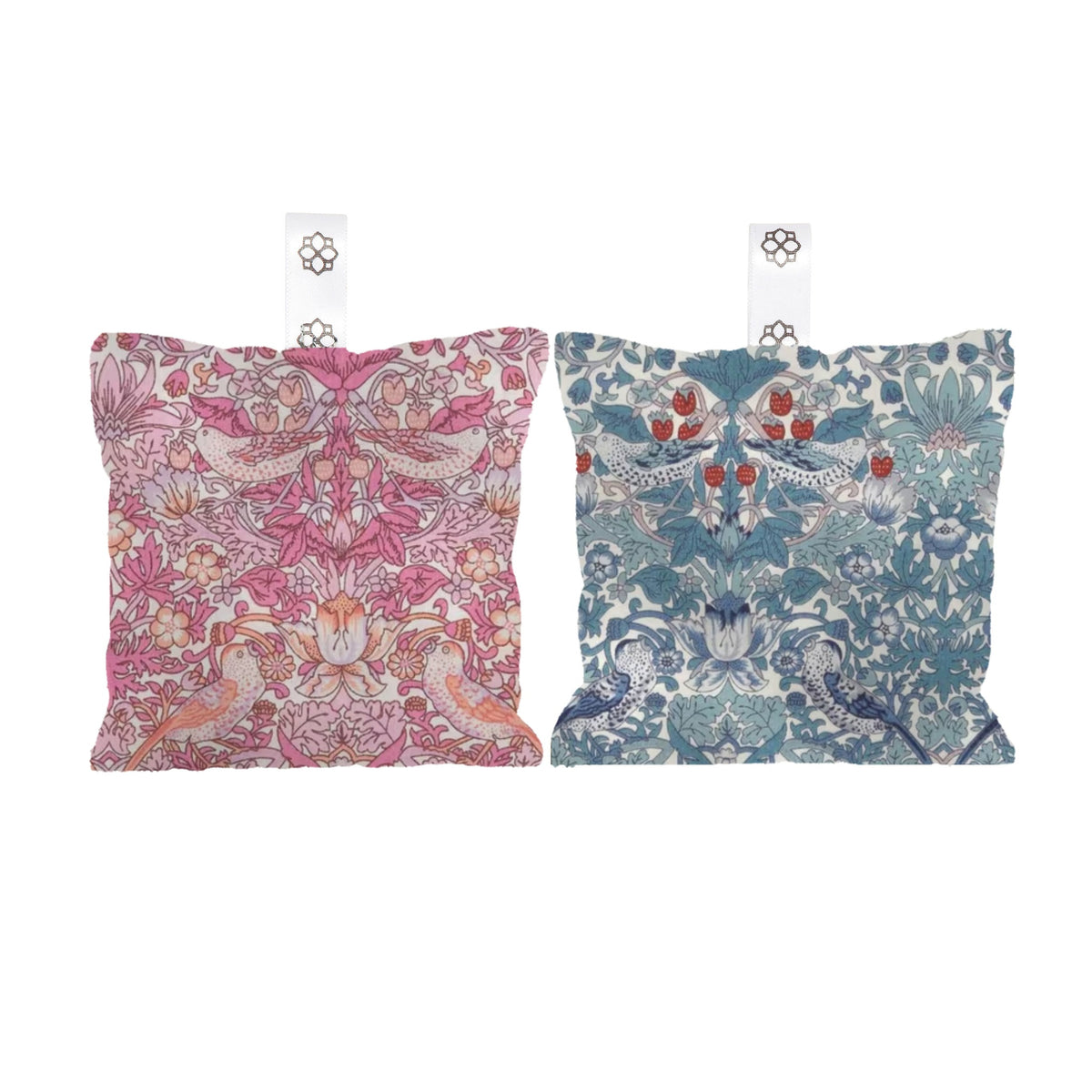 Lavender Sachets - Strawberry Thief Spring &amp; Light Pink