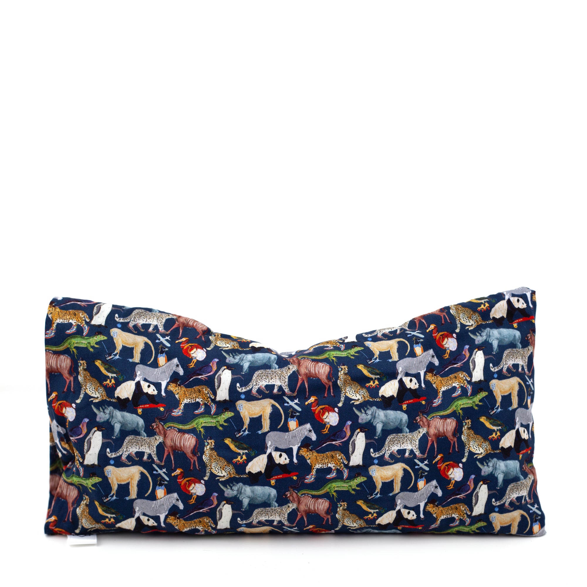 Aromatherapy Eye Pillow in Liberty fabric animal print. Eye pillows are for yoga meditation, relaxation and sleep. Great for children who struggle with sleep.