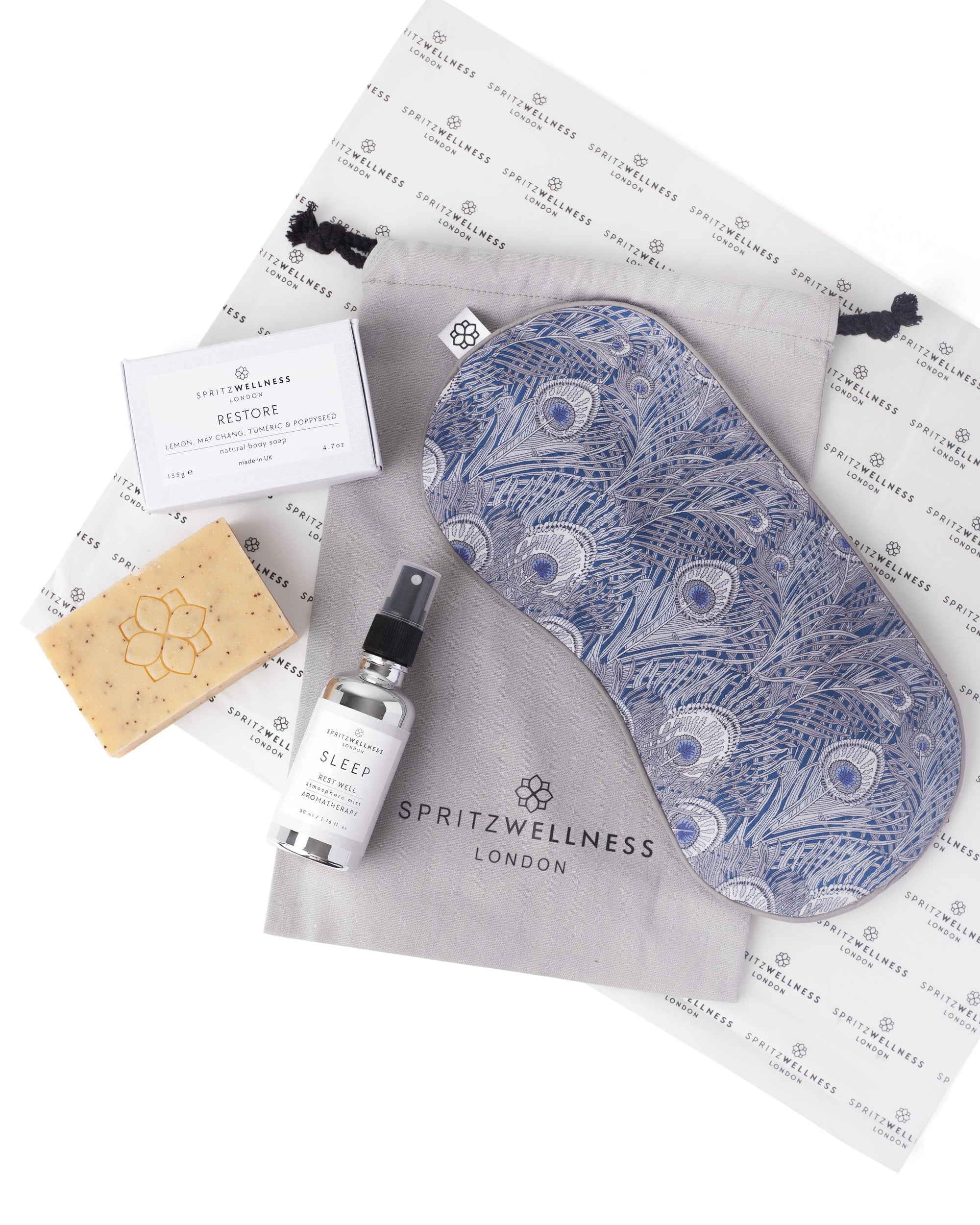 Spritz Wellness sleep gift set. 
