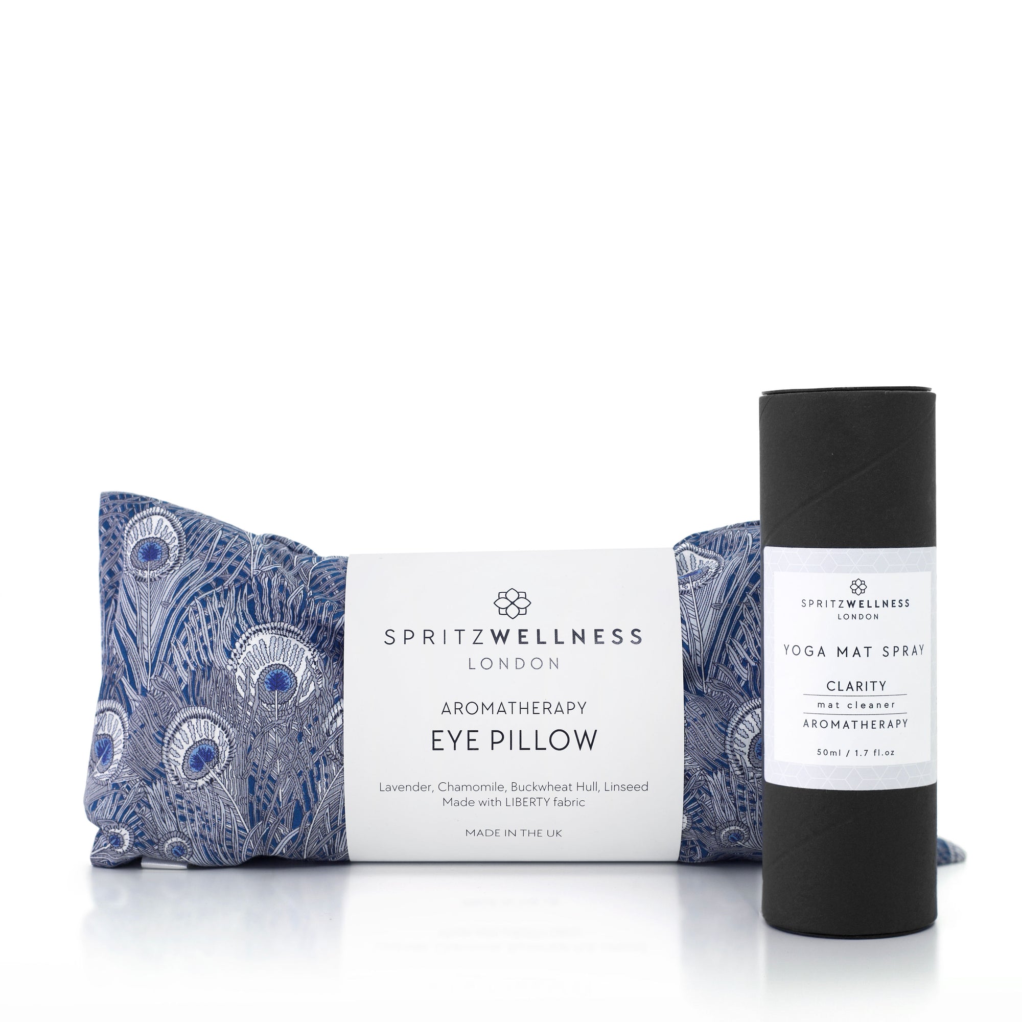 Yoga Gift Set - Aromatherapy Eye Pillow and yoga mat spray | Spritz Wellness London 