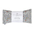 Aromatherapy Eye Pillow in grey flowers. Liberty London fabric. For yoga, sleep, relaxation, massage. Spritz Wellness London 