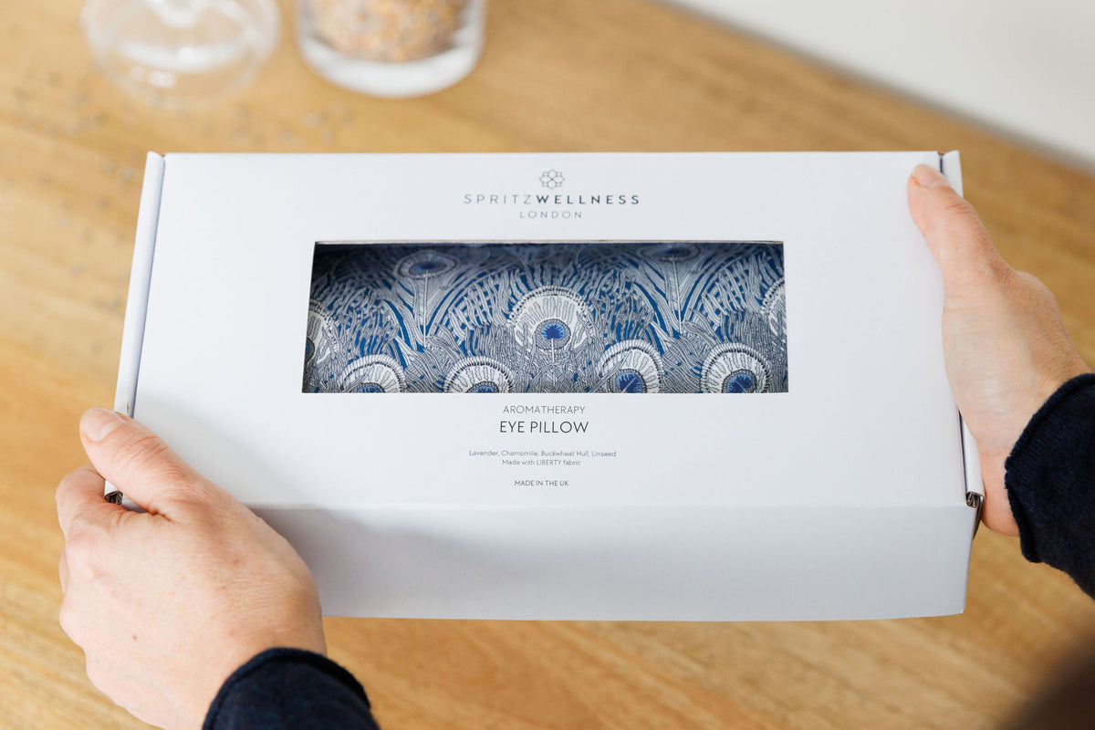 Spritz Wellness aromatherapy eye pillow gift box