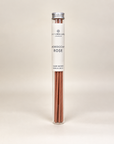 Moroccan Rose luxury incense sticks in a glass tube, Meditation Ritual Kit