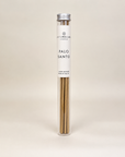 Palo Santo luxury incense sticks in a glass tube, Meditation Ritual Kit
