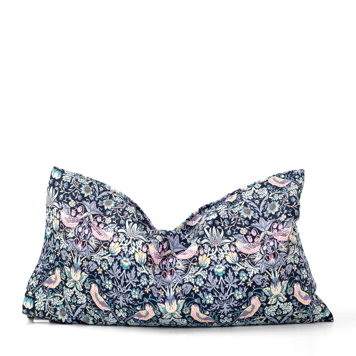 Strawberry Thief Grey Liberty print aromatherapy eye pillow, Yoga Rituals Gift Set