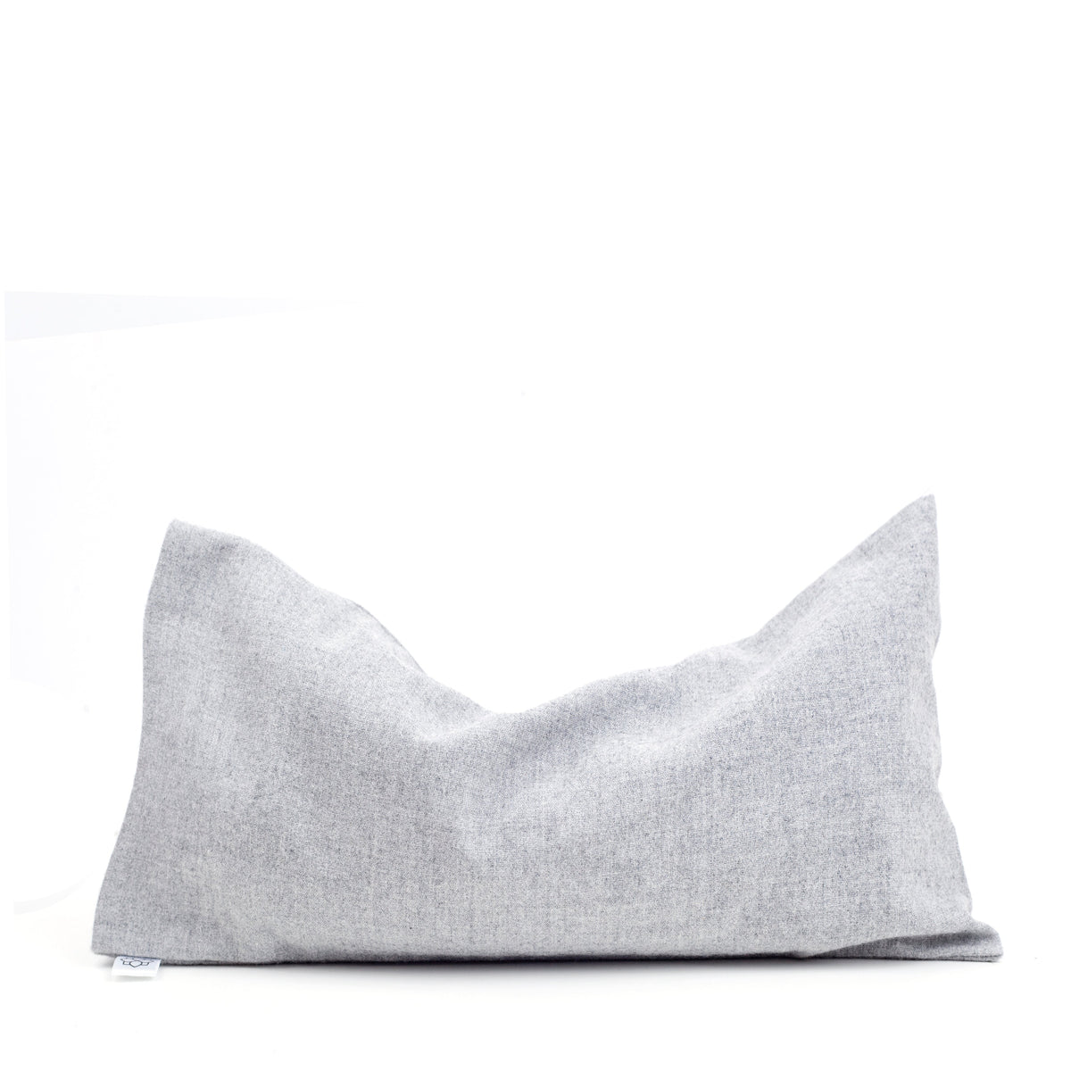 Soft Grey plain cotton aromatherapy eye pillow, Meditation Ritual Kit