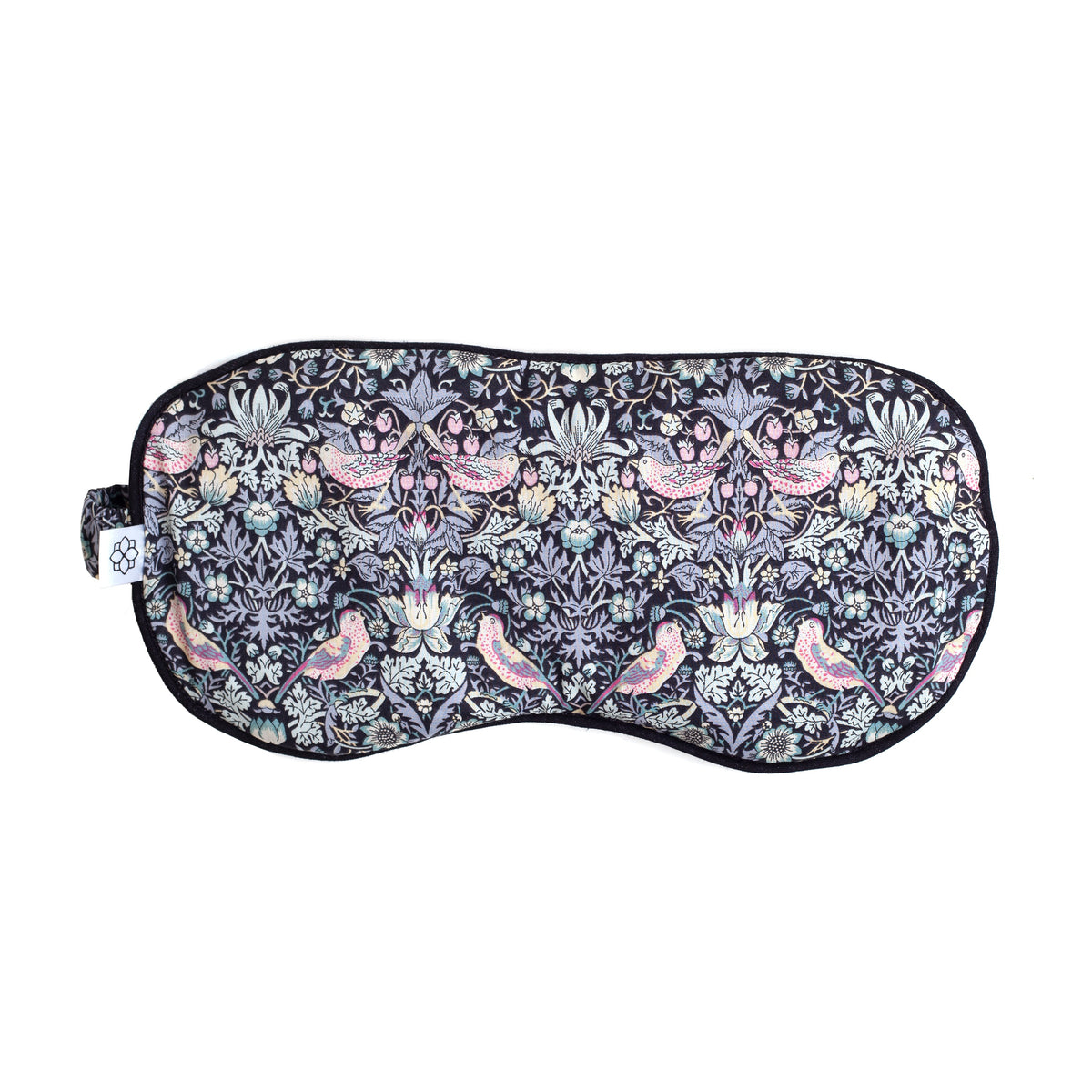 Strawberry Thief Grey Liberty print lavender eye mask, Better Sleep Essentials Gift Set