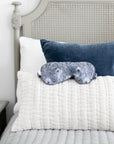 Hera blue eye mask made with Liberty print fabric by Spritz Wellness