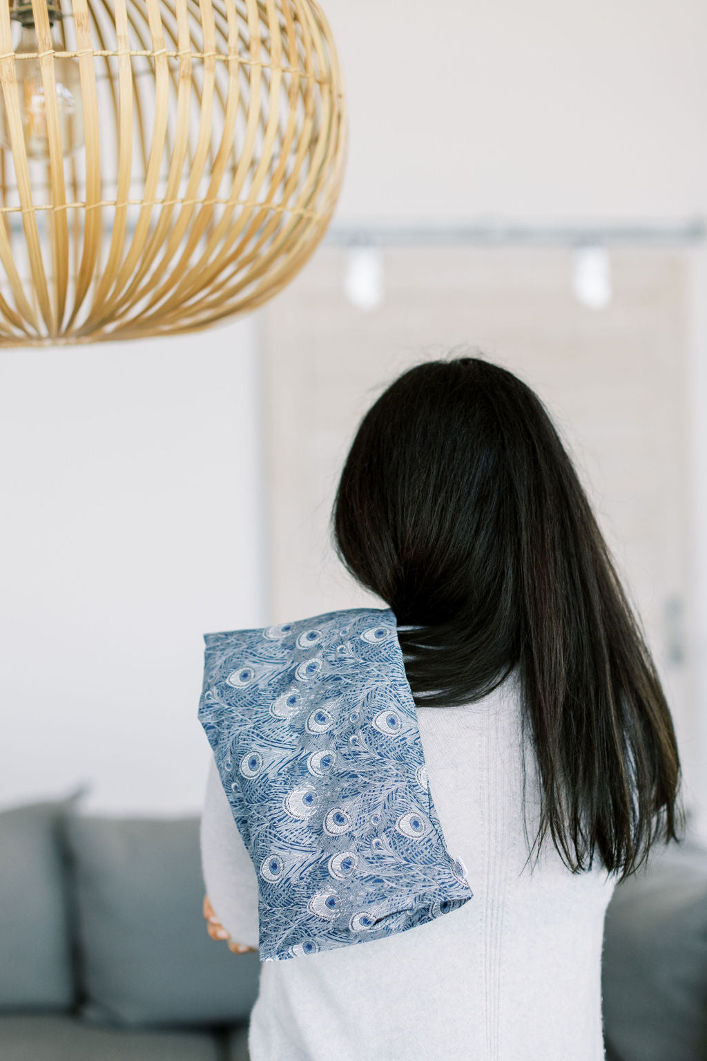 Lavender wheat bag for calm. heat or chill