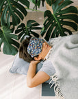 Lavender Animal Liberty Print Eye Mask | Spritz Wellness