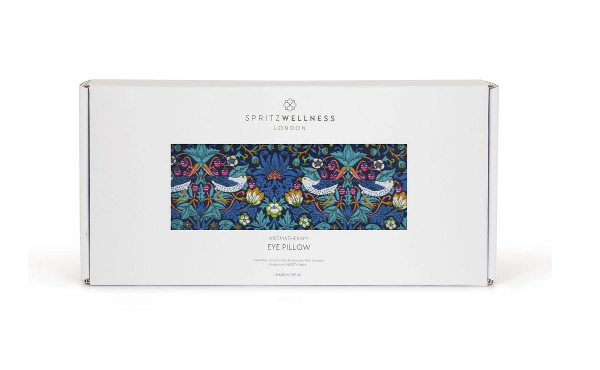 Aromatherapy Liberty Print Eye Pillow - Strawberry Thief Green